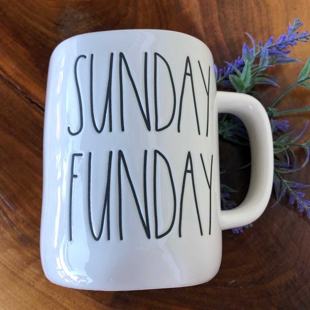 Rae Dunn “SUNDAY FUNDAY” mug